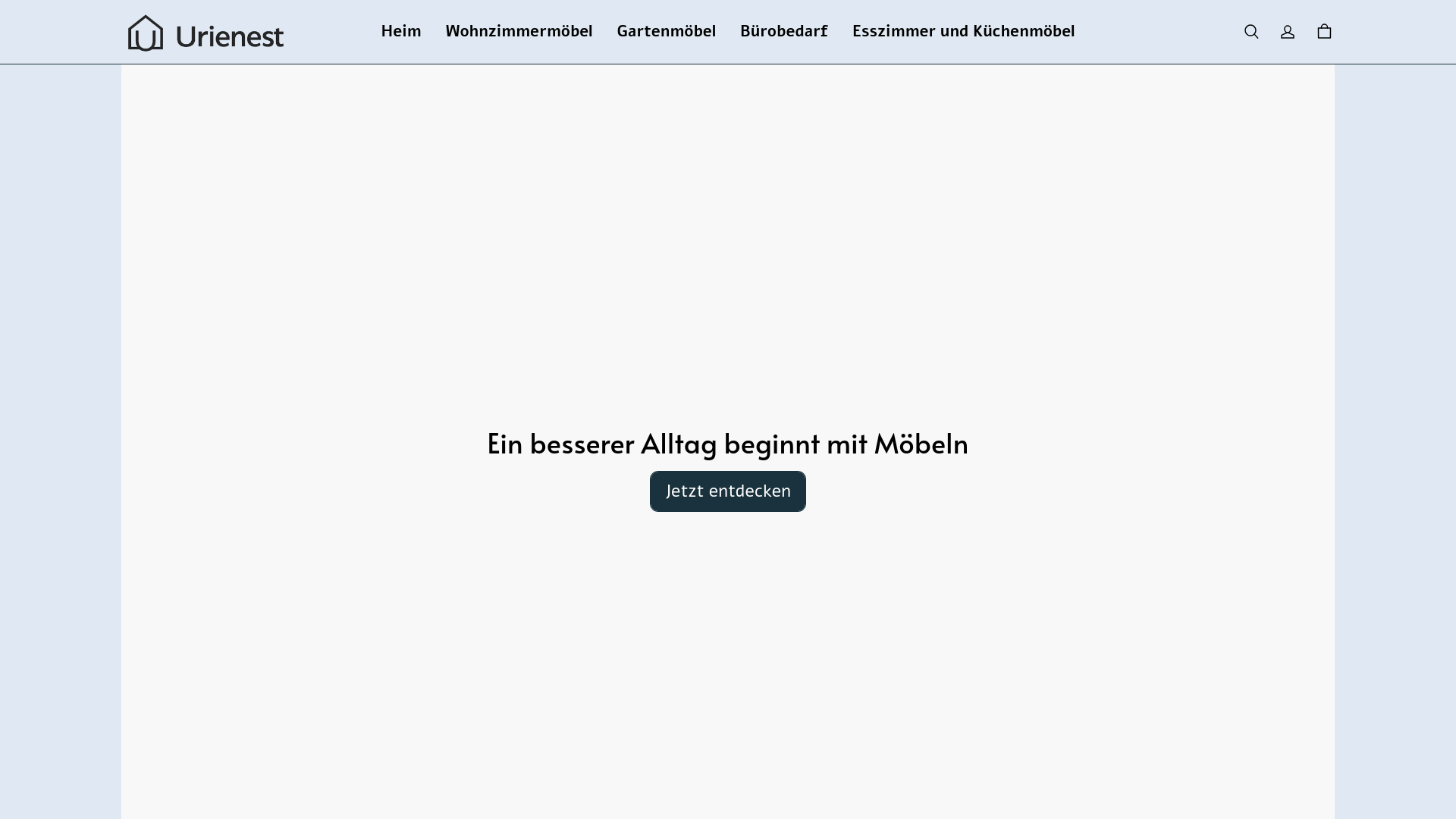 website screenshot of https://urienest.com/
