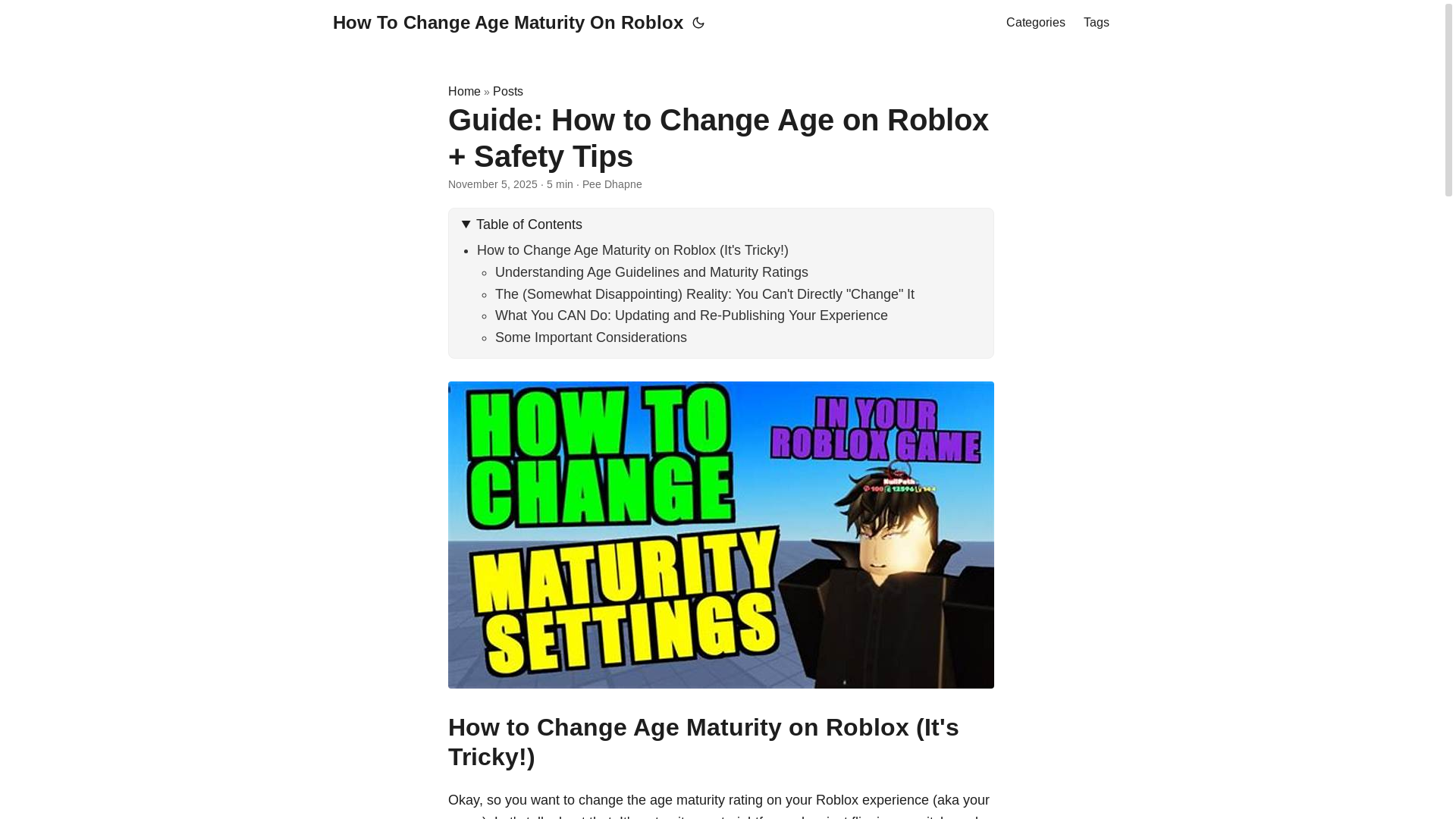 website screenshot of https://how-to-change-age-maturity-on-roblox.pages.dev/