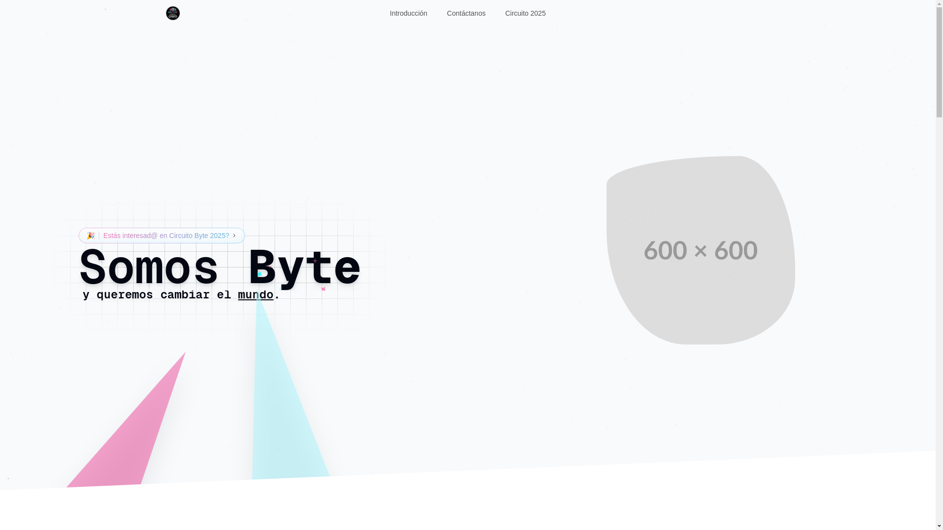website screenshot of https://byterobotics.cl/