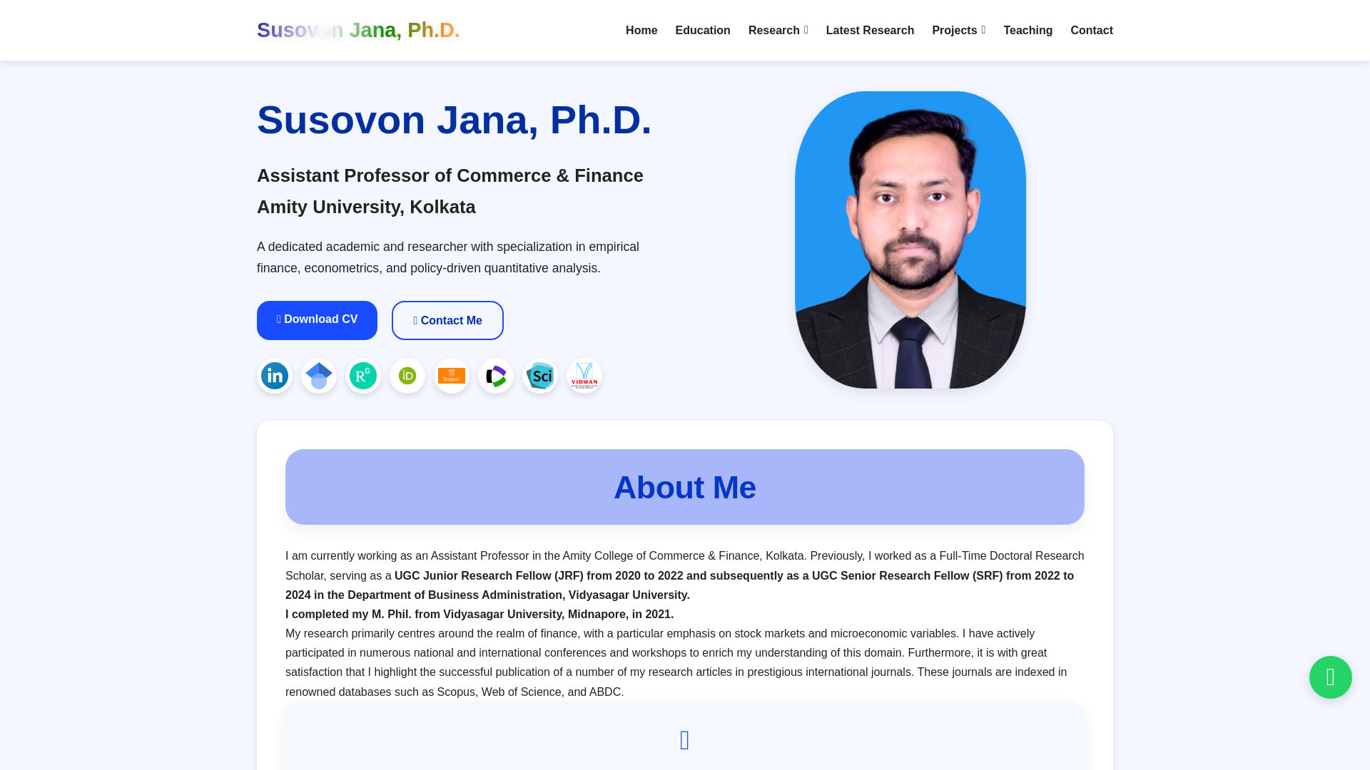 website screenshot of https://dr-susovon.pages.dev/
