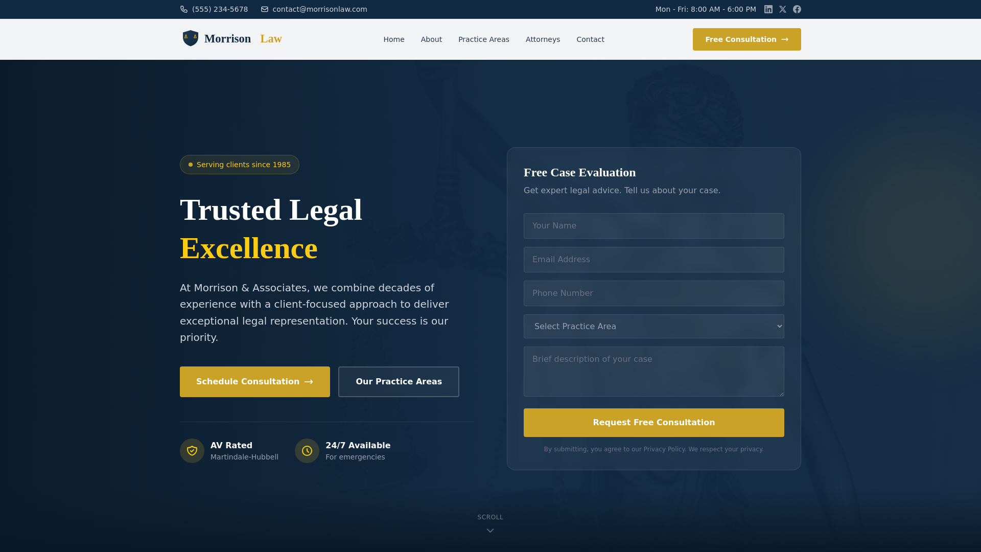 website screenshot of https://legaledge-colorlib.pages.dev/