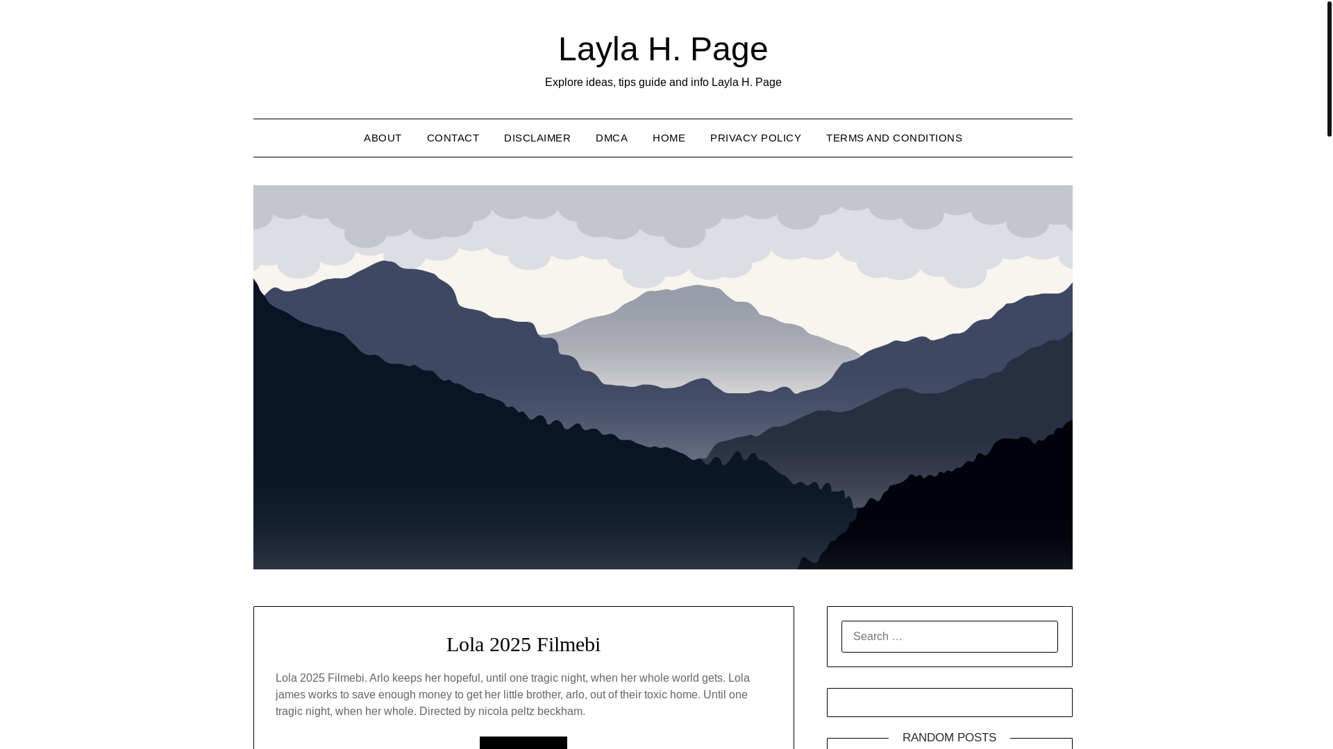 website screenshot of https://laylahpage.pages.dev/