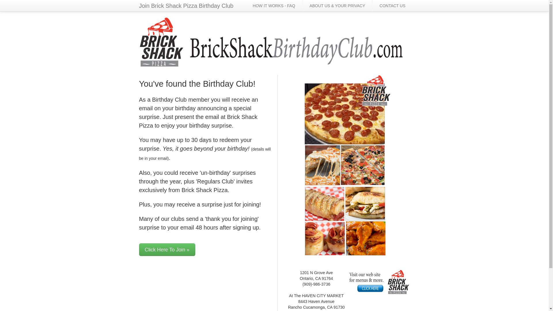 website screenshot of https://brickshackbirthdayclub.com/