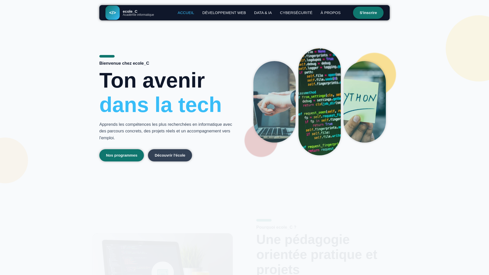 website screenshot of https://codeacademy.pages.dev/