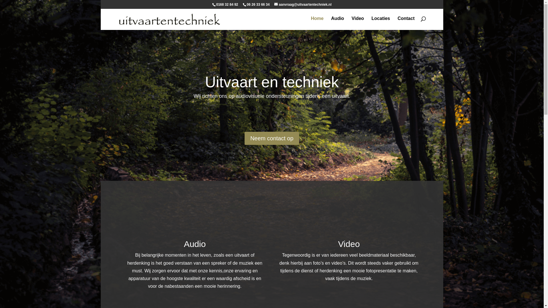 website screenshot of https://audio-video-uitvaart.com/