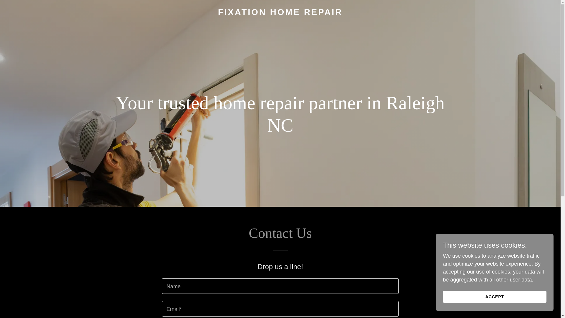 website screenshot of https://fixationhomerepair.com/