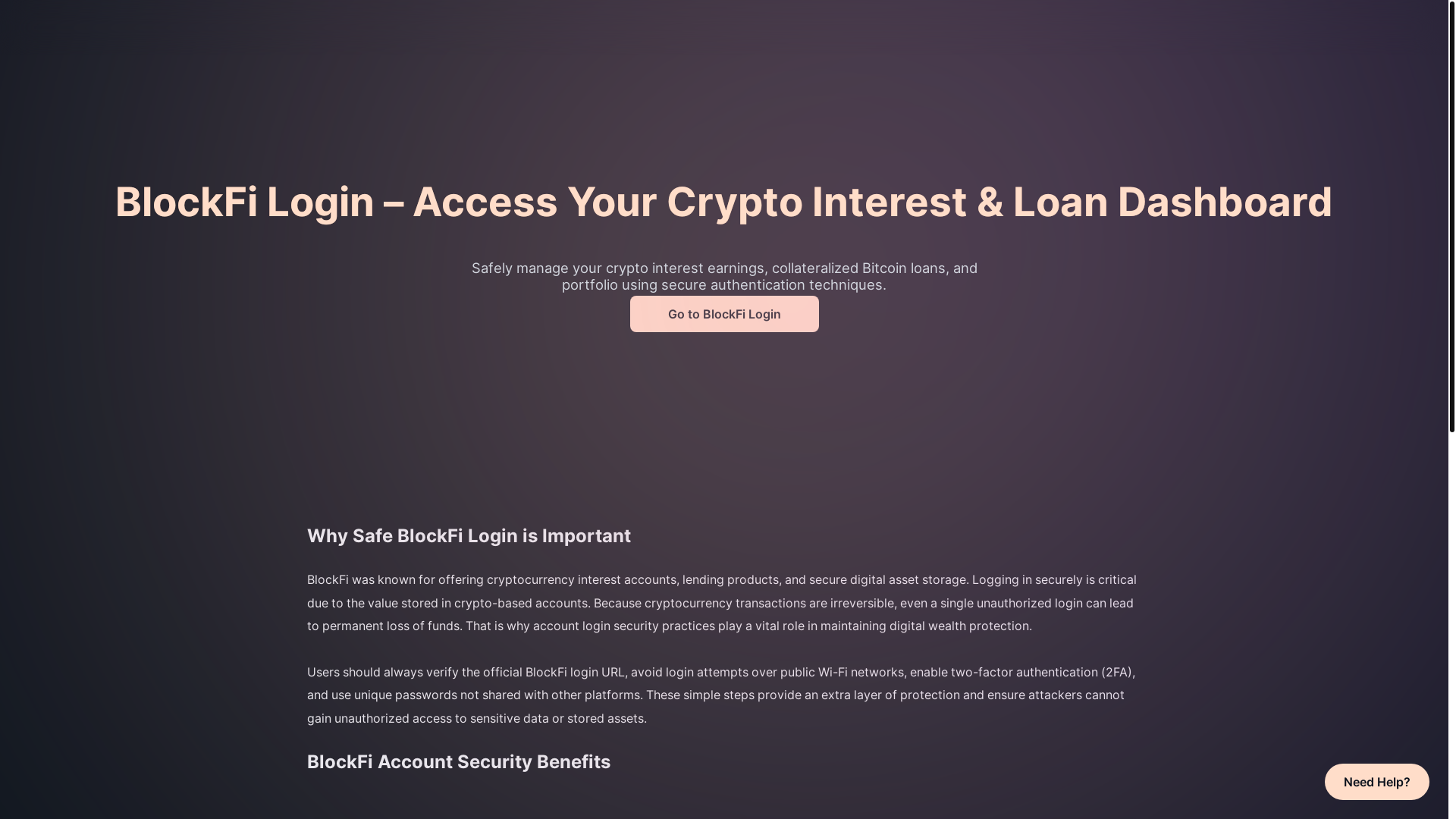 website screenshot of https://info-blockfi.pages.dev/
