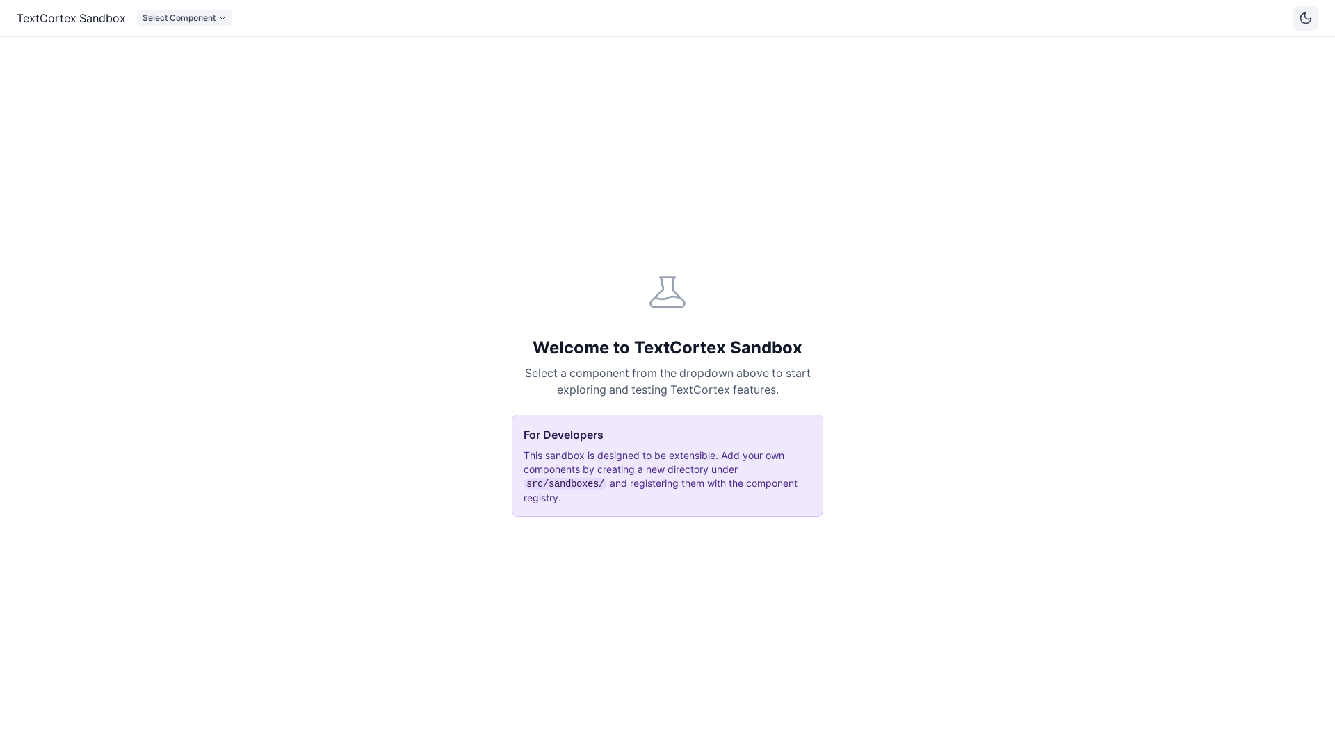 website screenshot of https://sandbox-staging.pages.dev/