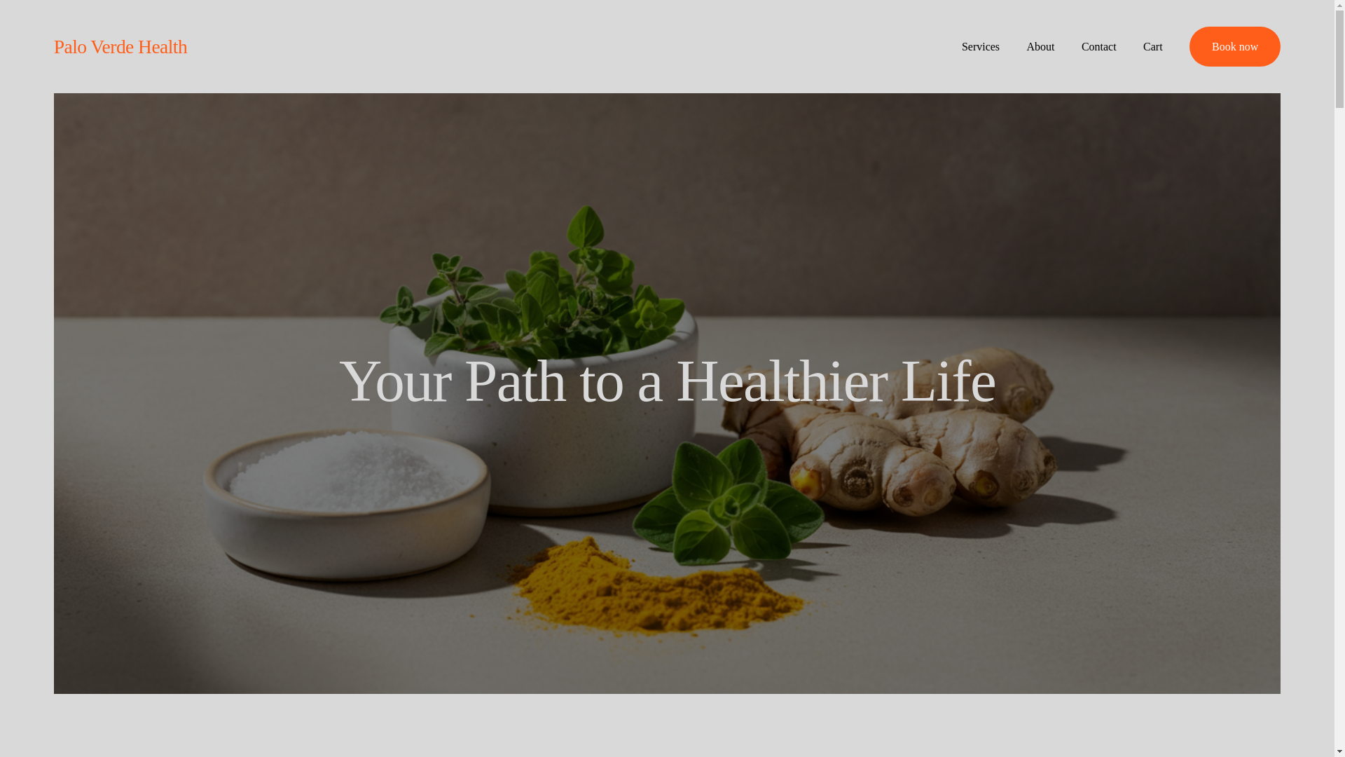website screenshot of https://palo-verde-health.com/