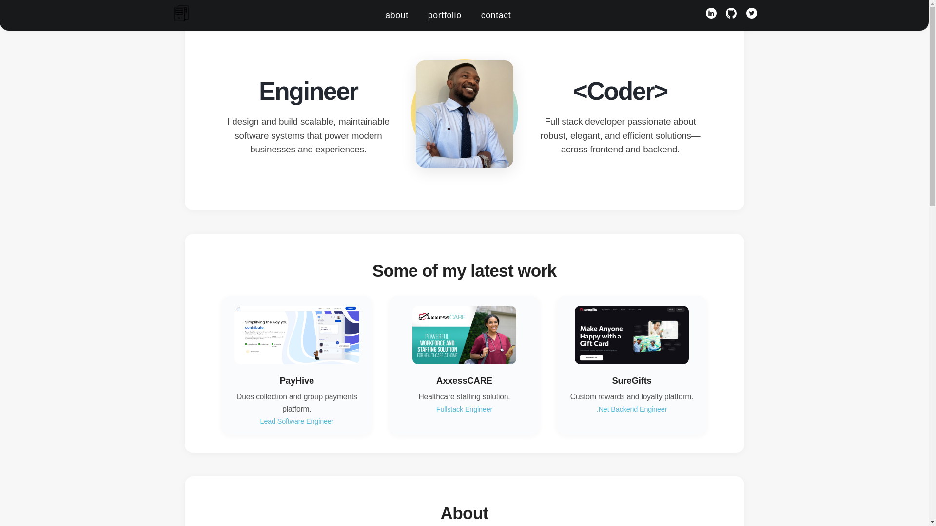 website screenshot of https://ifeanyilawrence-info.pages.dev/