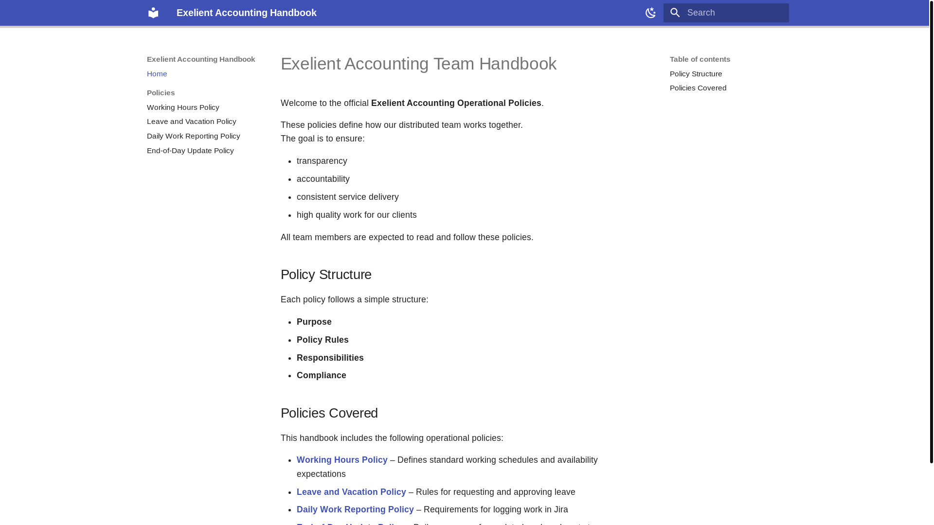 website screenshot of https://handbook-5el.pages.dev/