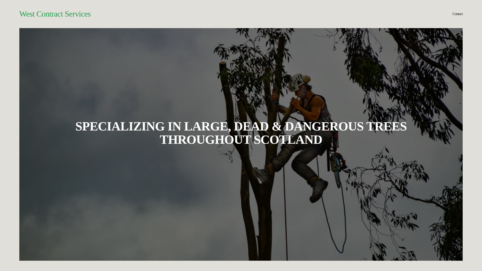 website screenshot of https://westcontractservices.co.uk/