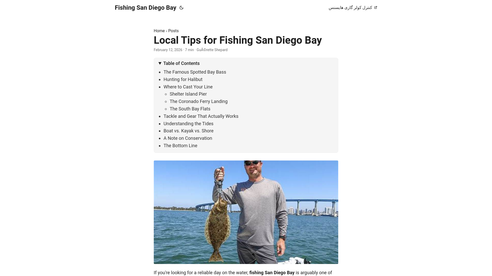website screenshot of https://fishing-san-diego-bay.pages.dev/