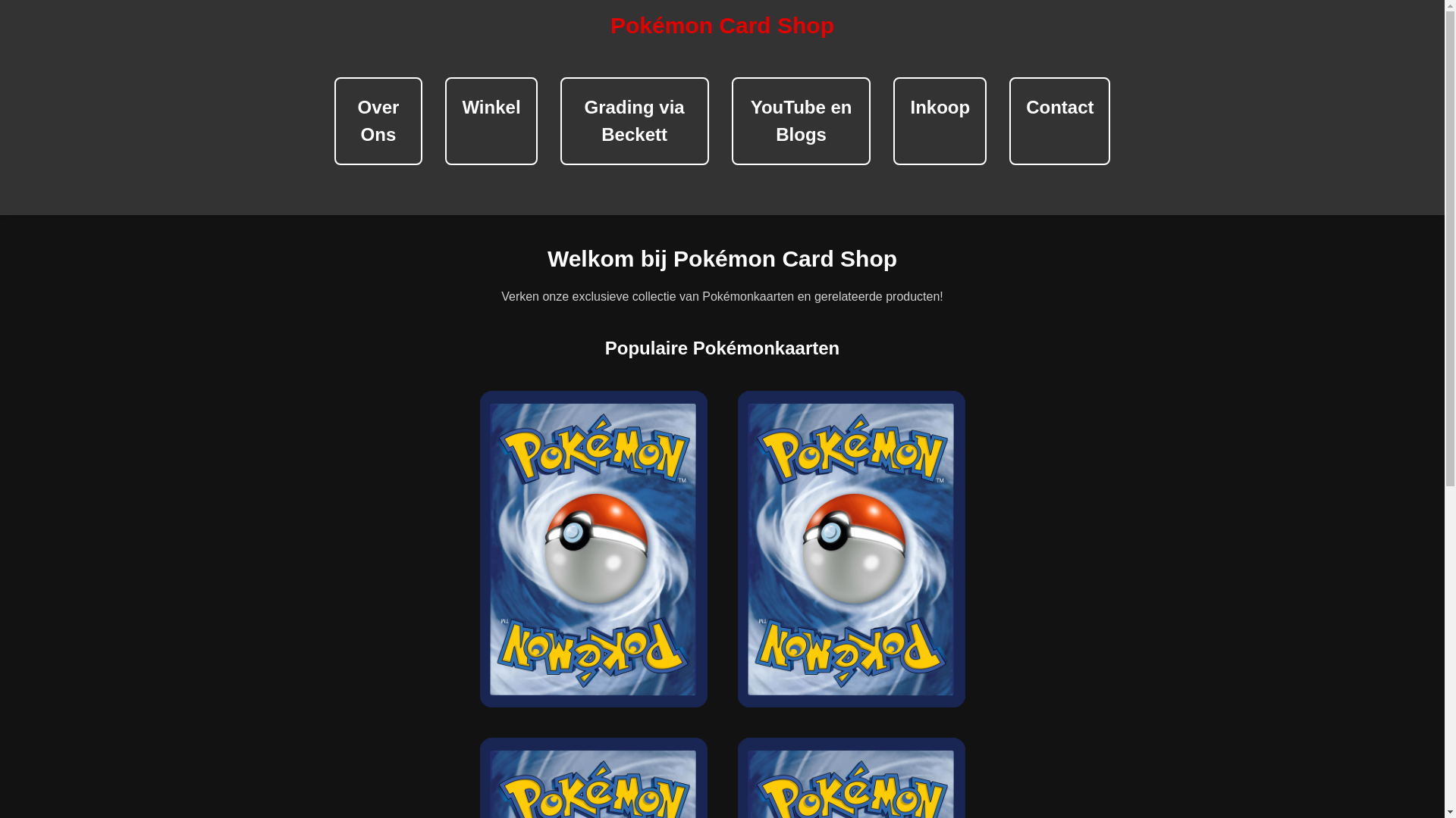 website screenshot of https://boosterbosstcg.nl/