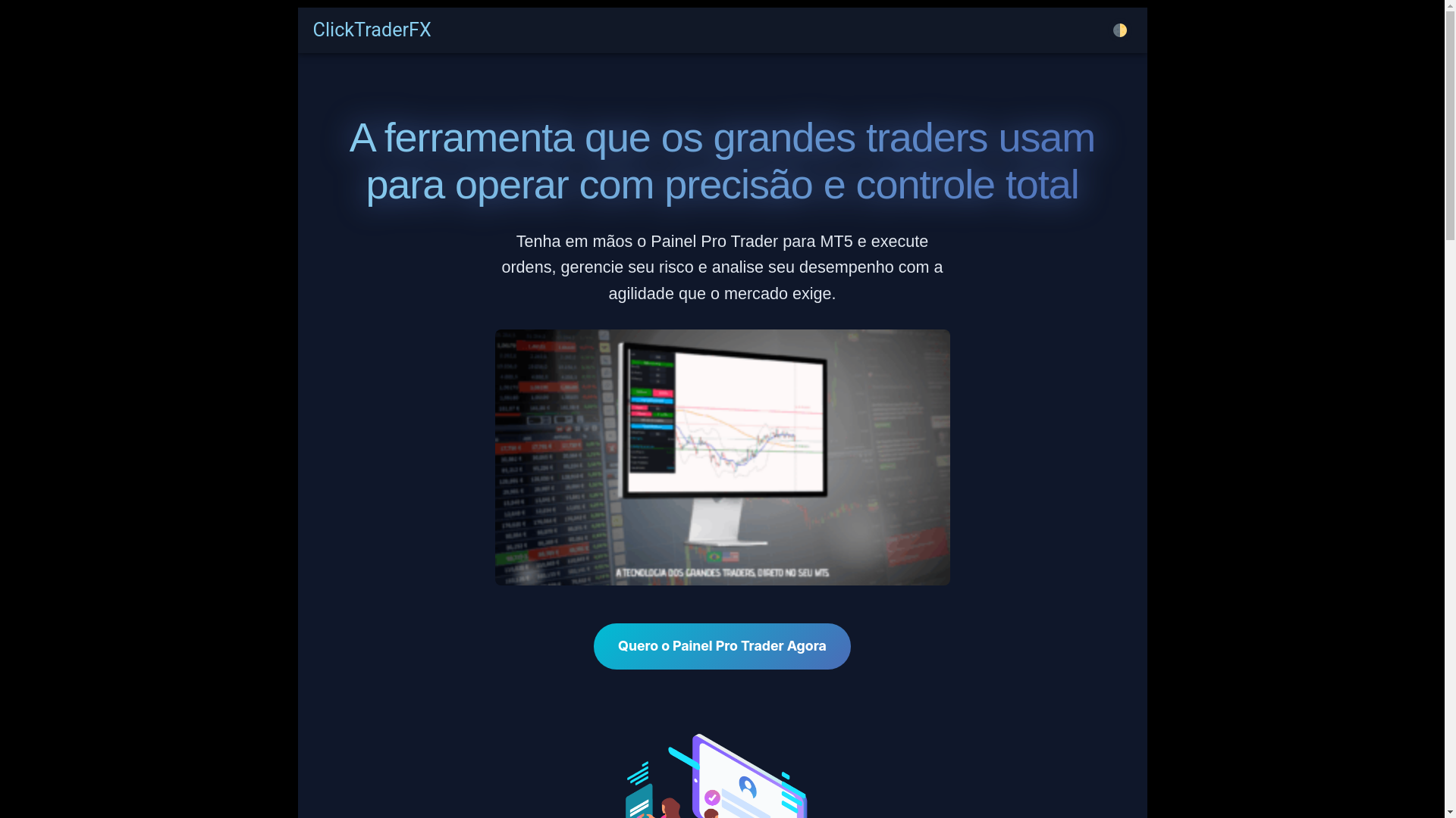 website screenshot of https://clicktraderfx.com/