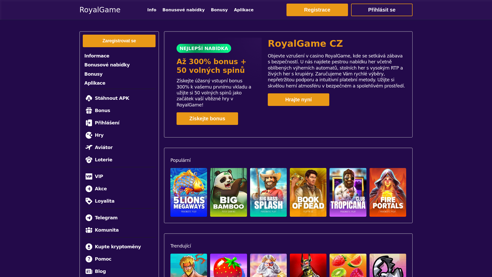 website screenshot of https://royalgamecz-com.pages.dev/