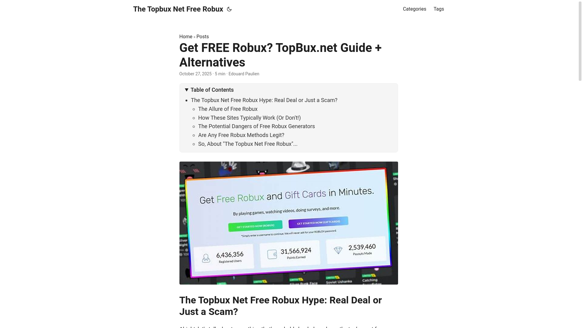 website screenshot of https://the-topbux-net-free-robux.pages.dev/