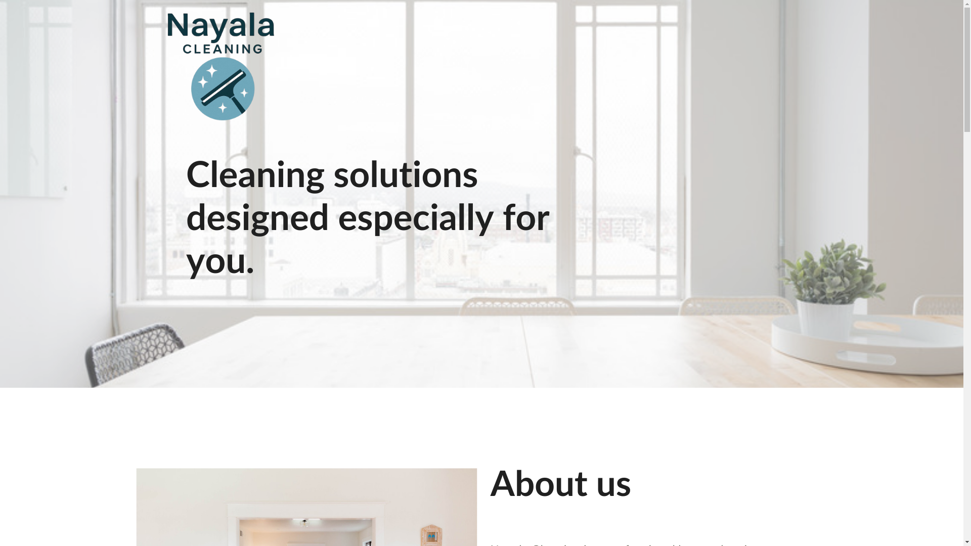 website screenshot of https://nayalacleaningllc.com/