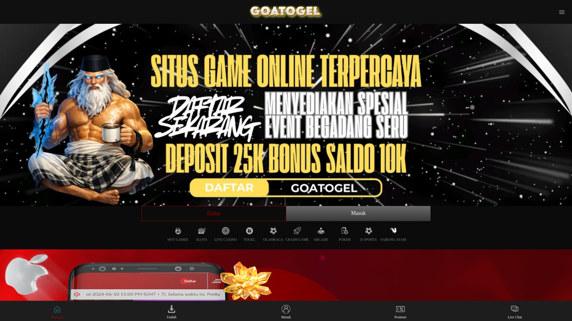 website screenshot of https://spingoaterbaru.pages.dev/