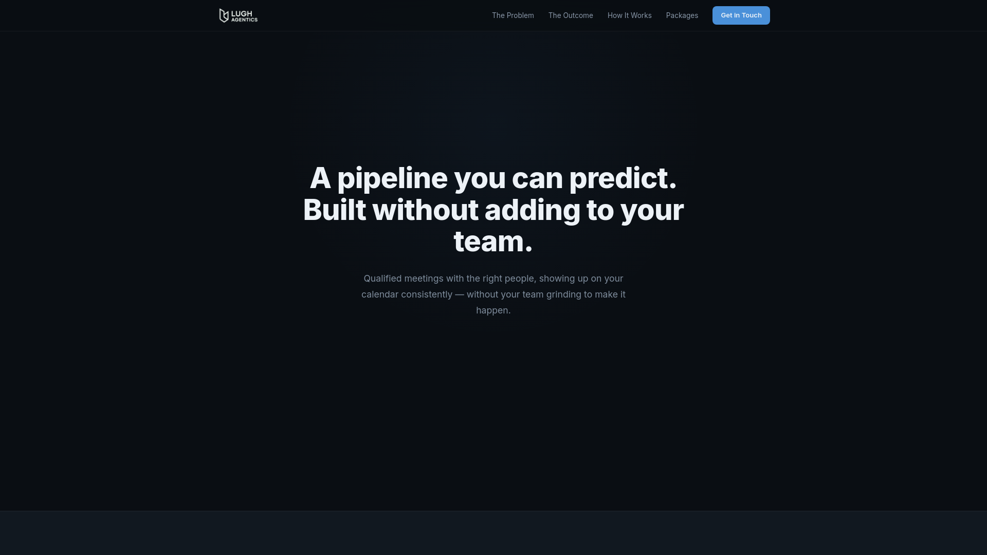 website screenshot of https://lughagentics.net