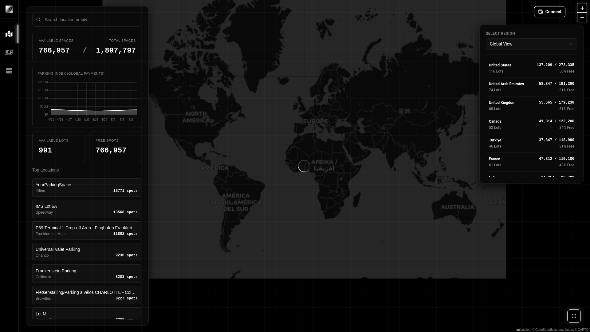 website screenshot of https://parking-explorer-4xi.pages.dev/