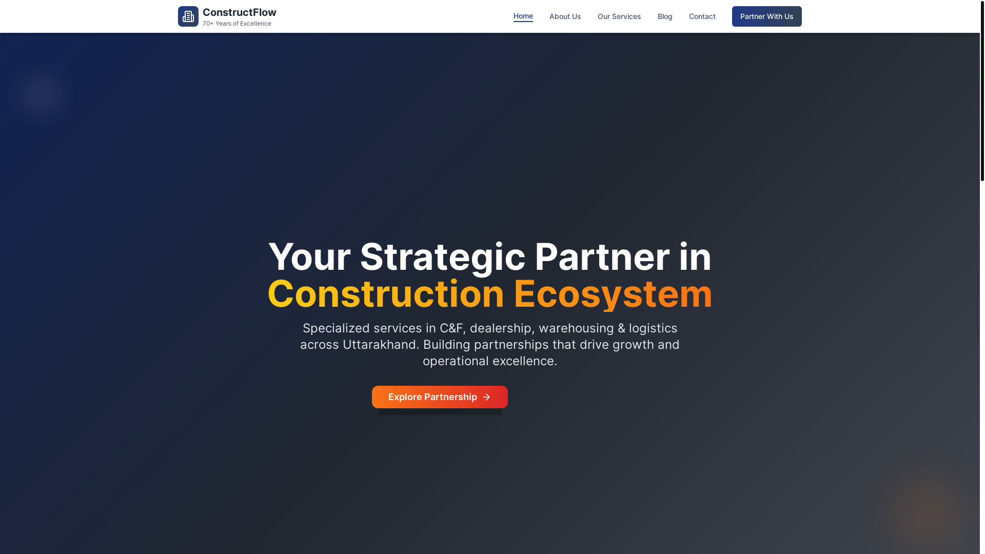 website screenshot of https://asaanlogistics.in/