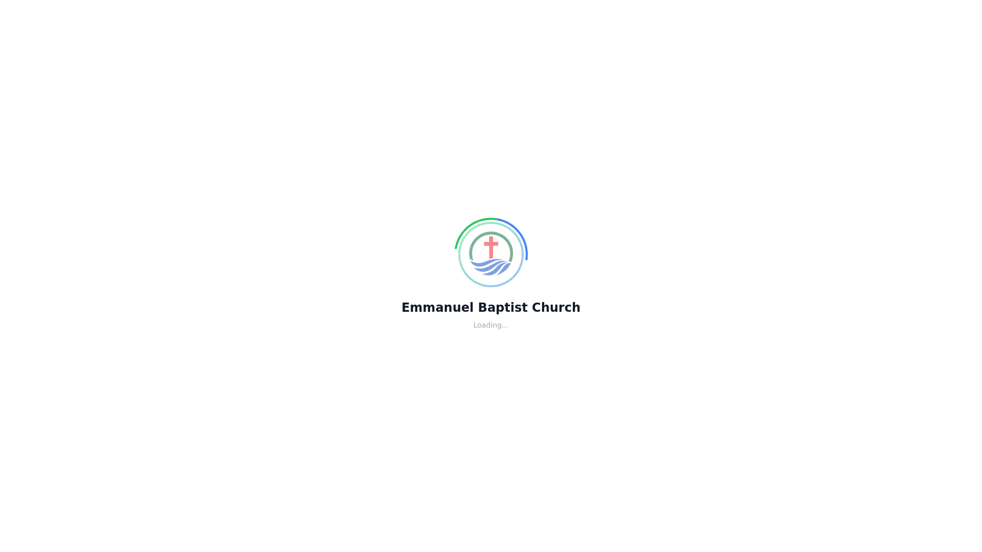 website screenshot of https://emmanuelbaptistchurchagbor.com/