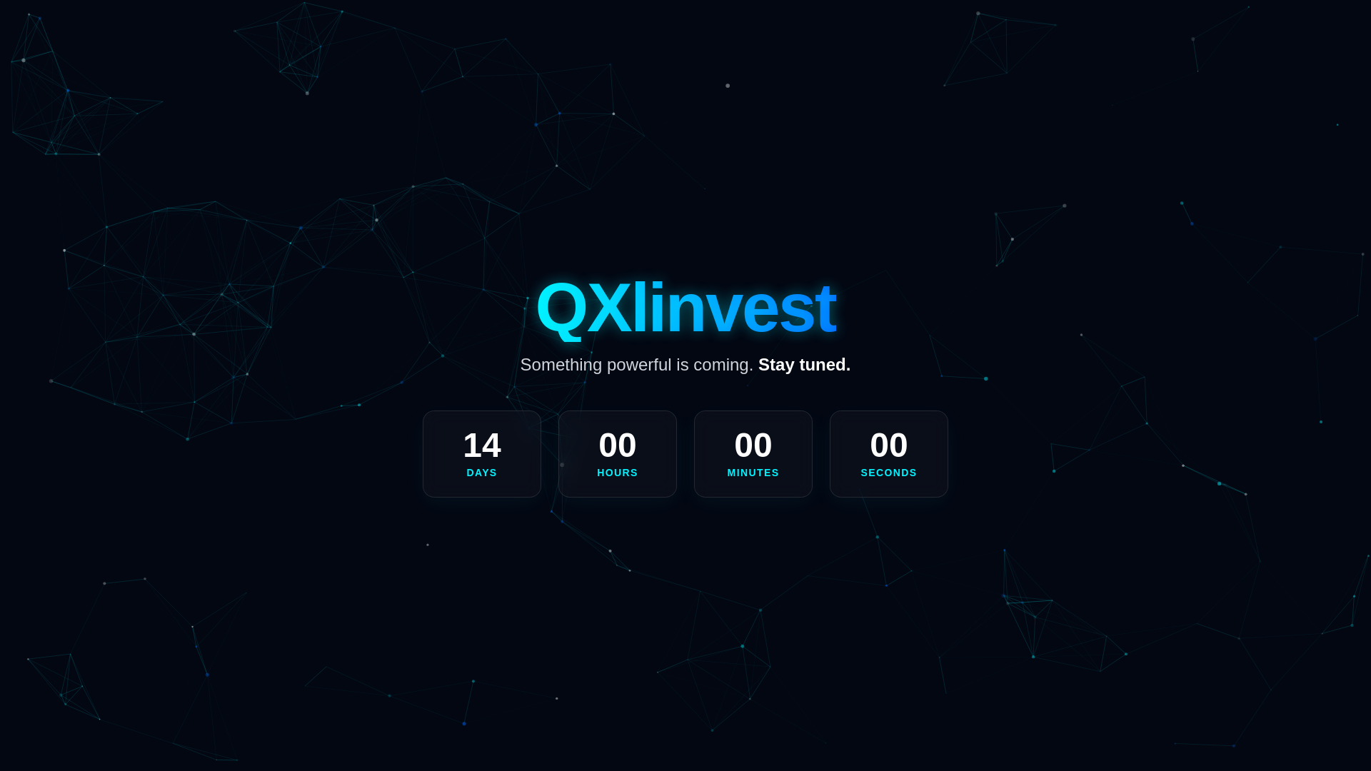 website screenshot of https://qxlinvest.com