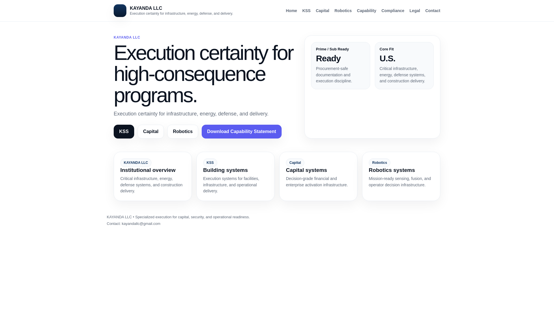 website screenshot of https://kayandallc3.pages.dev/