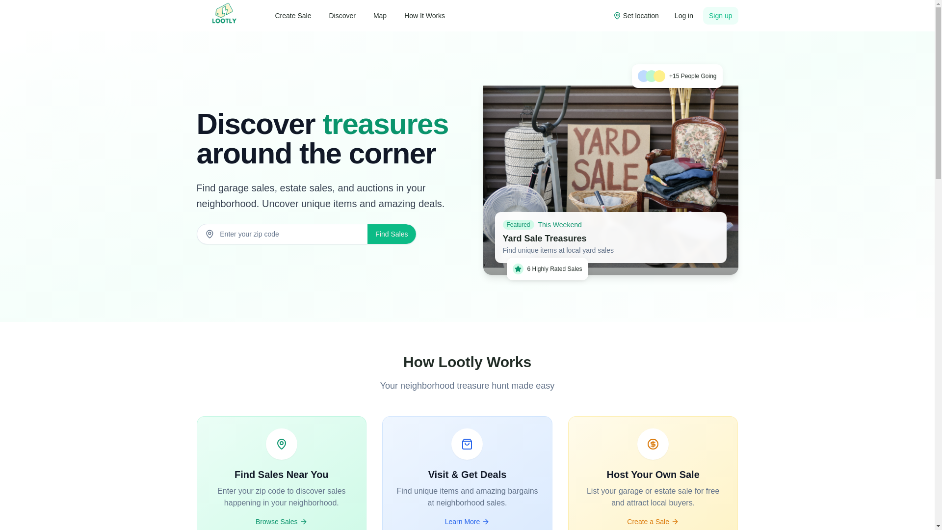 website screenshot of https://lootly-app.pages.dev/