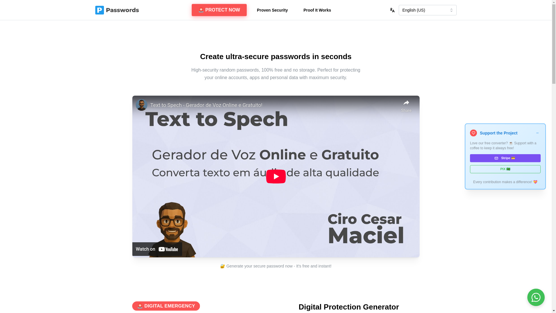 website screenshot of https://ciro-maciel-youtube-downloader.pages.dev/
