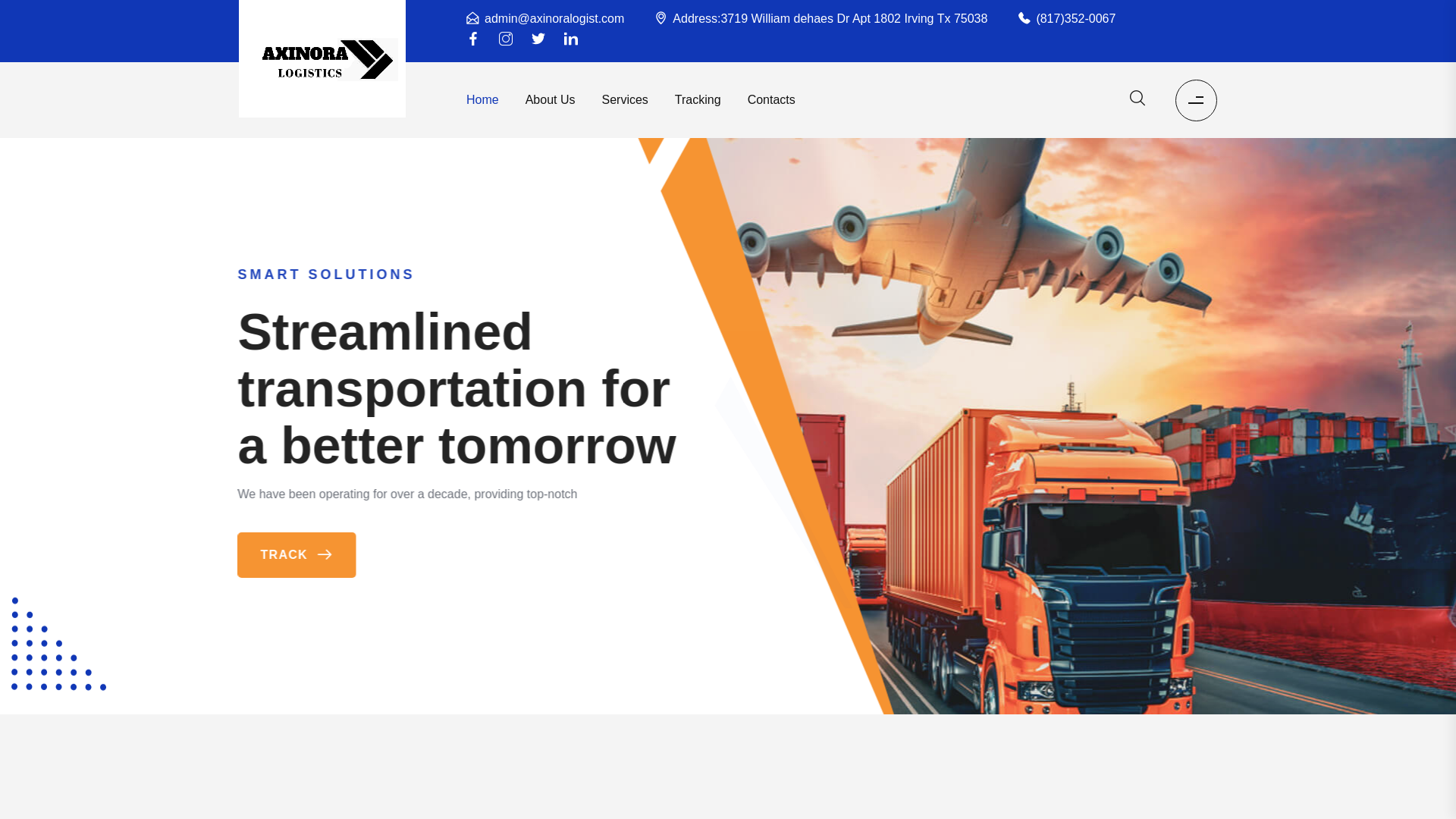 website screenshot of https://axinoralogist.com/