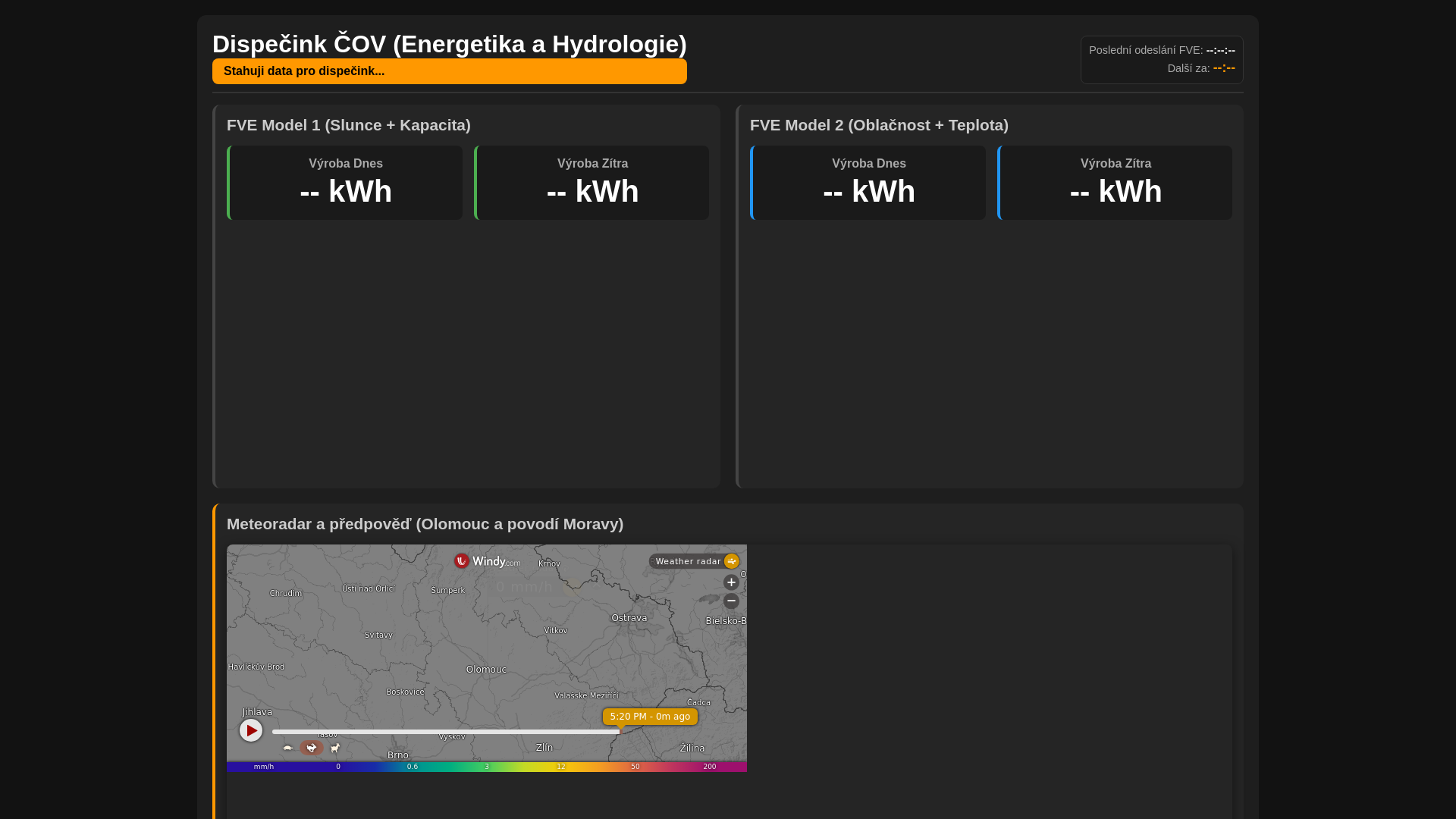 website screenshot of https://dispecink-cov.pages.dev/