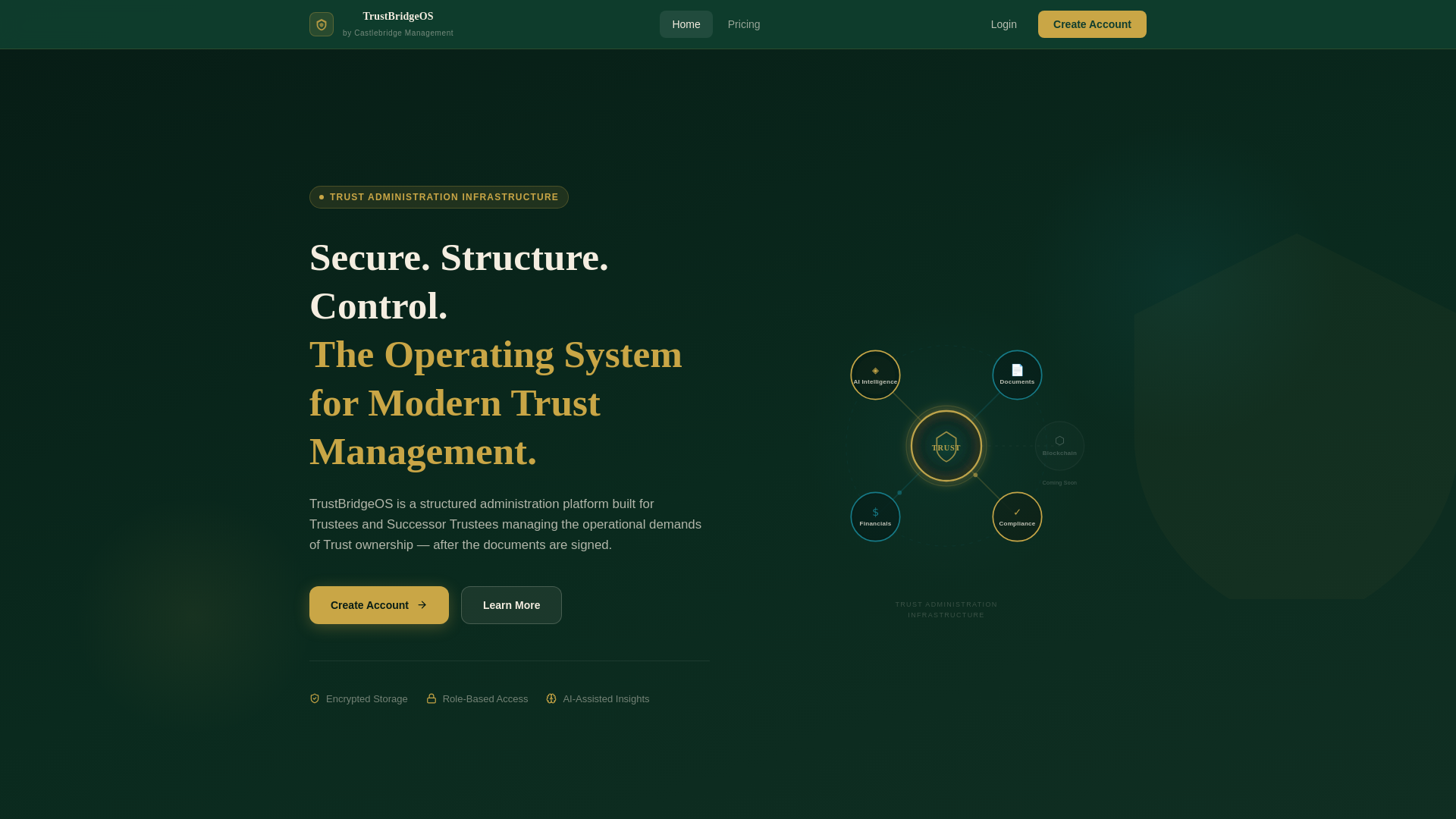 website screenshot of https://trustbridgeos.com/