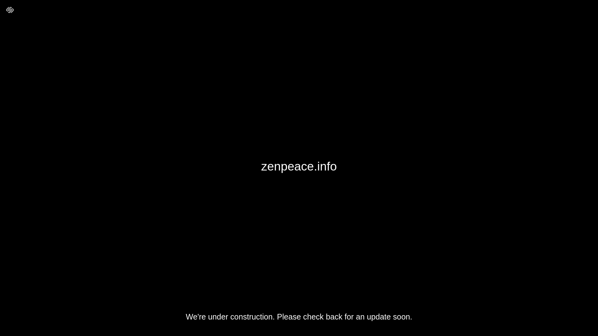website screenshot of https://zenpeace.info/