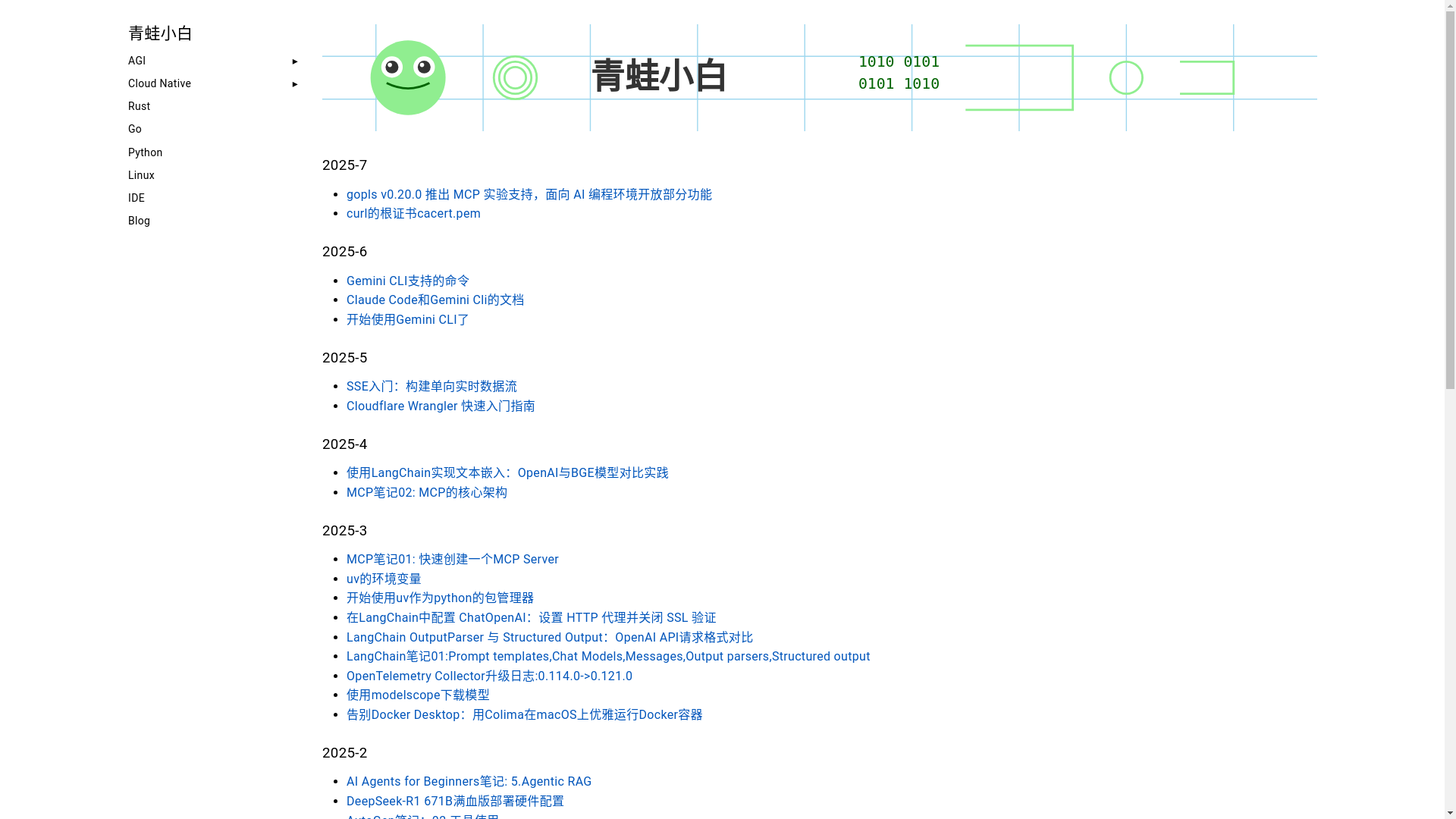 website screenshot of https://frognew.com