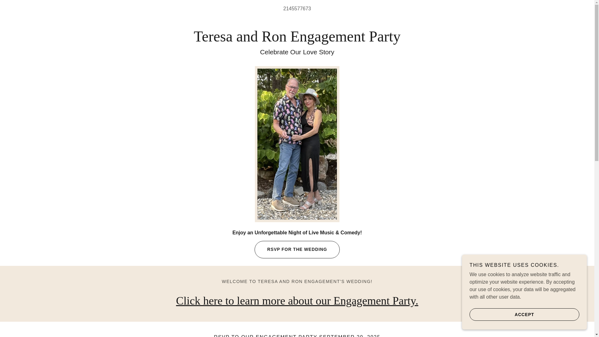 website screenshot of https://teresaronengagement.com/