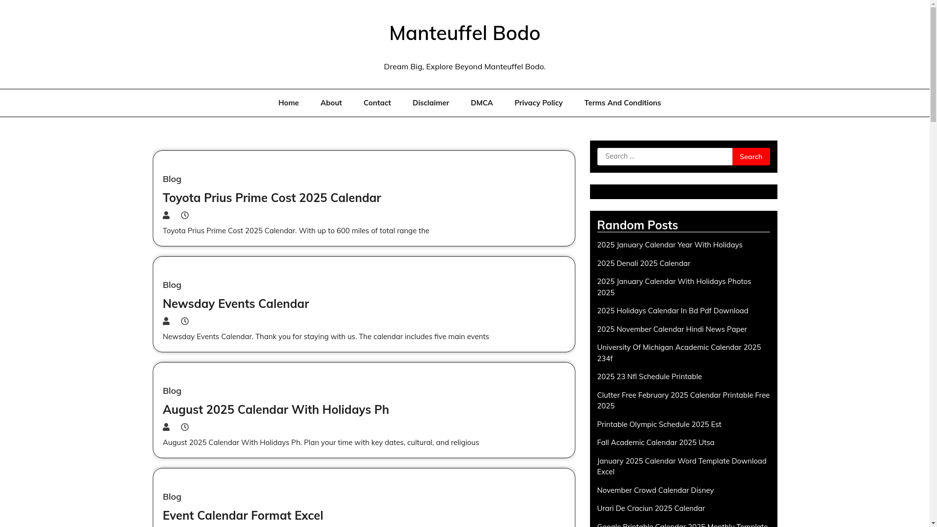 website screenshot of https://manteuffelbodo.pages.dev/