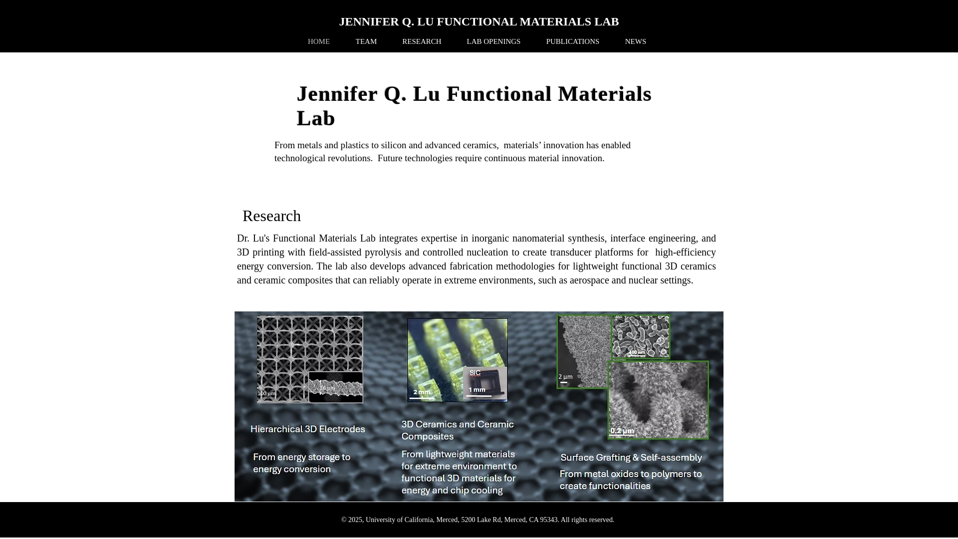 website screenshot of https://jlulabdev.com/