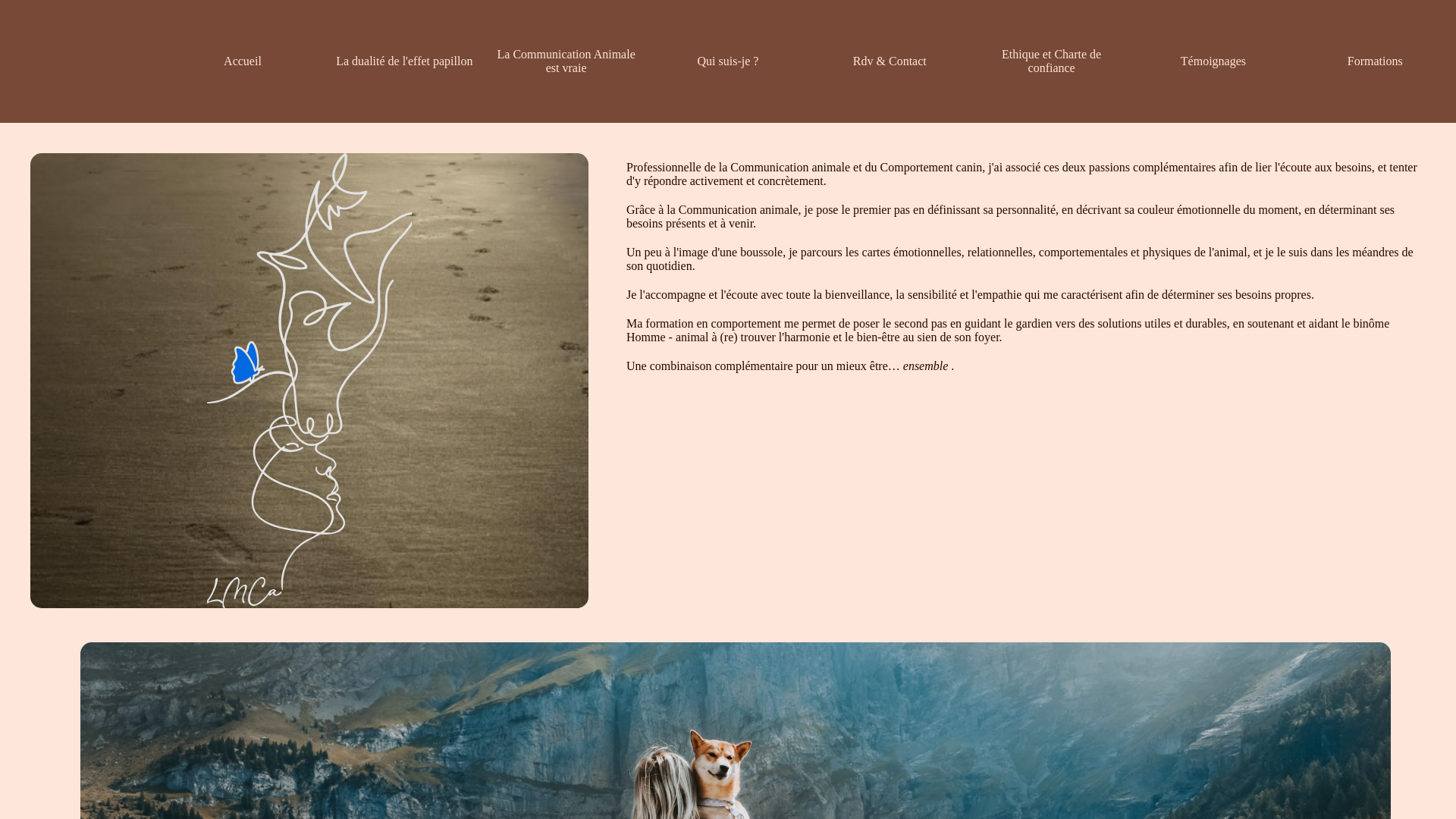 website screenshot of https://laetitiamuratore.com