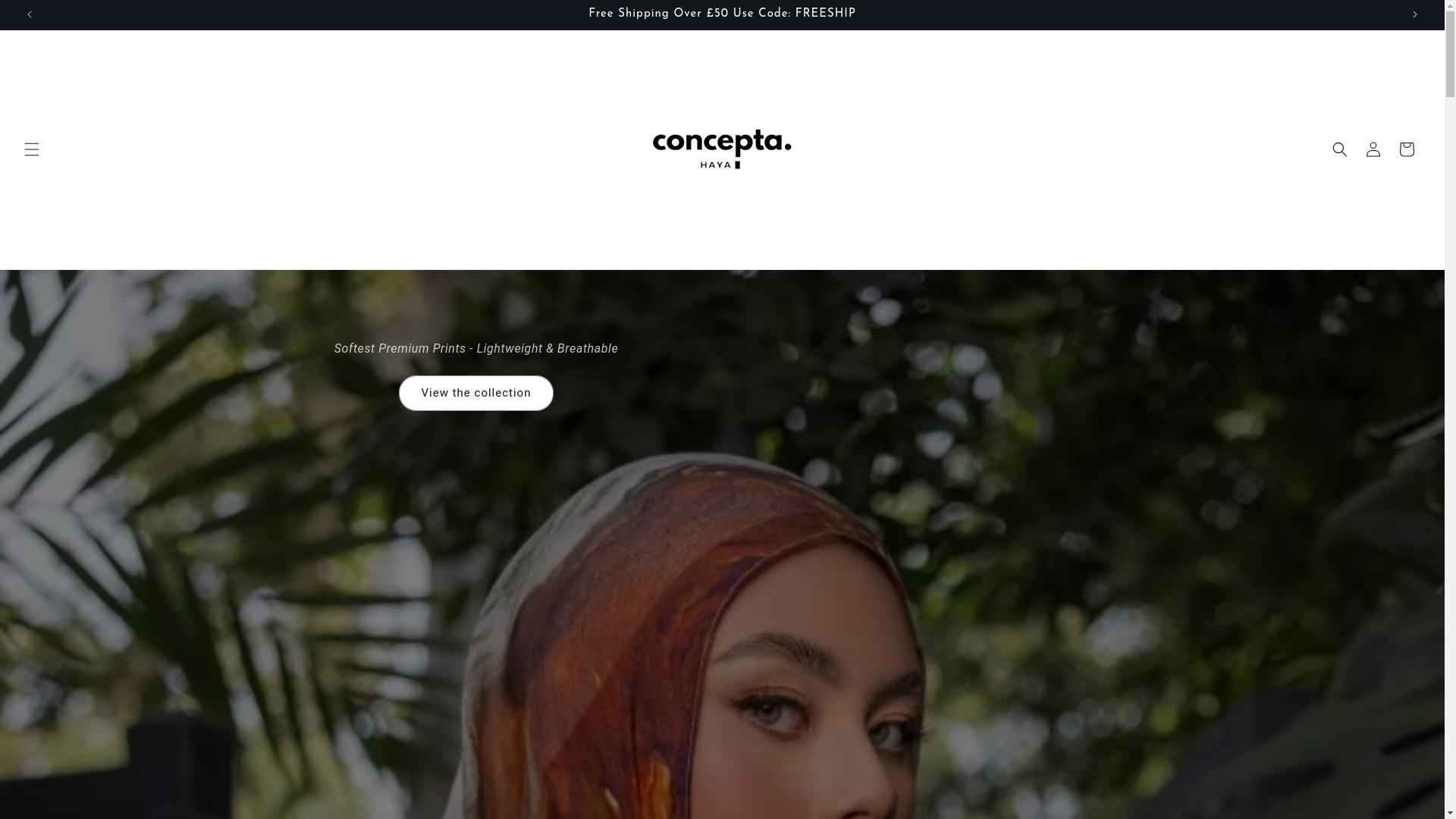 website screenshot of https://conceptahaya.com/