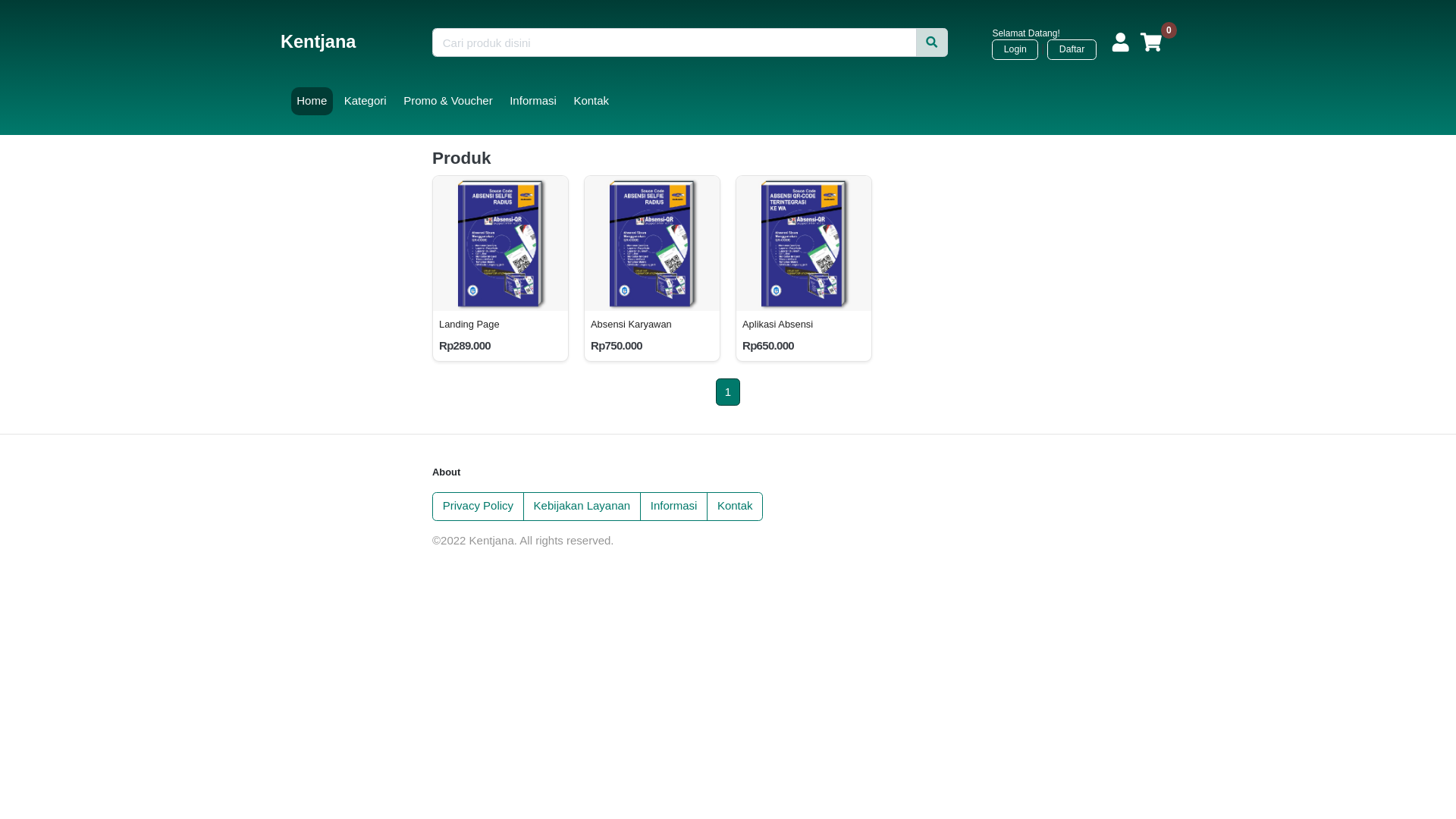 website screenshot of https://kentjanadigital.com/