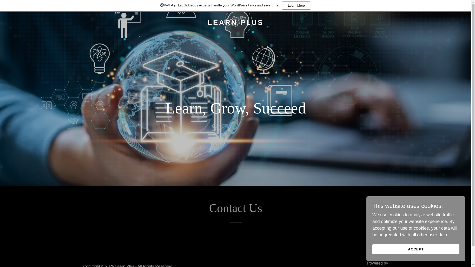 website screenshot of https://learnplus.dev/