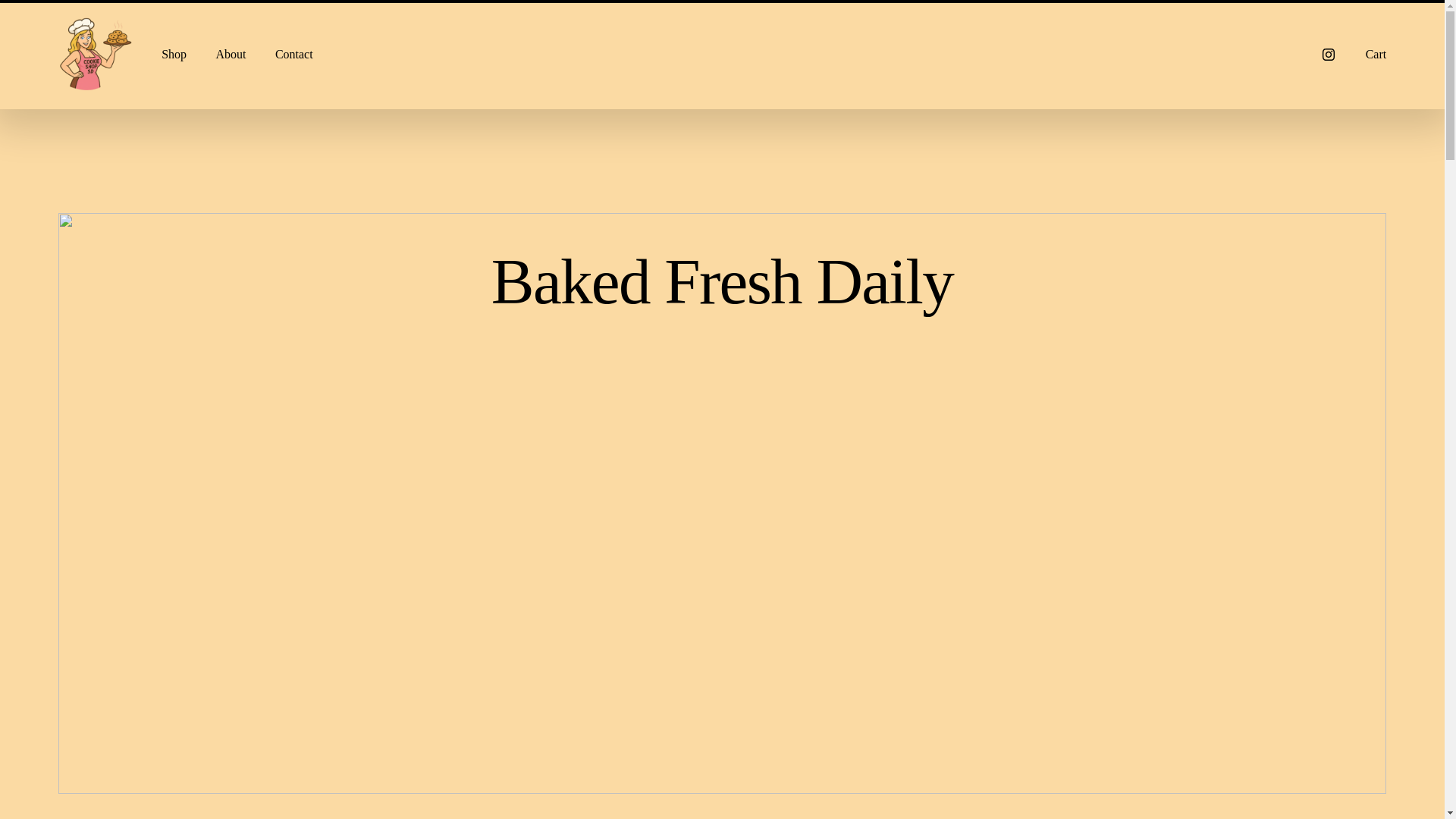 website screenshot of https://cookieshopsd.net/