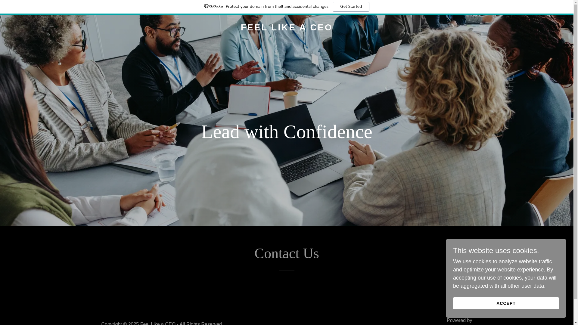website screenshot of https://feellikeaceo.in/
