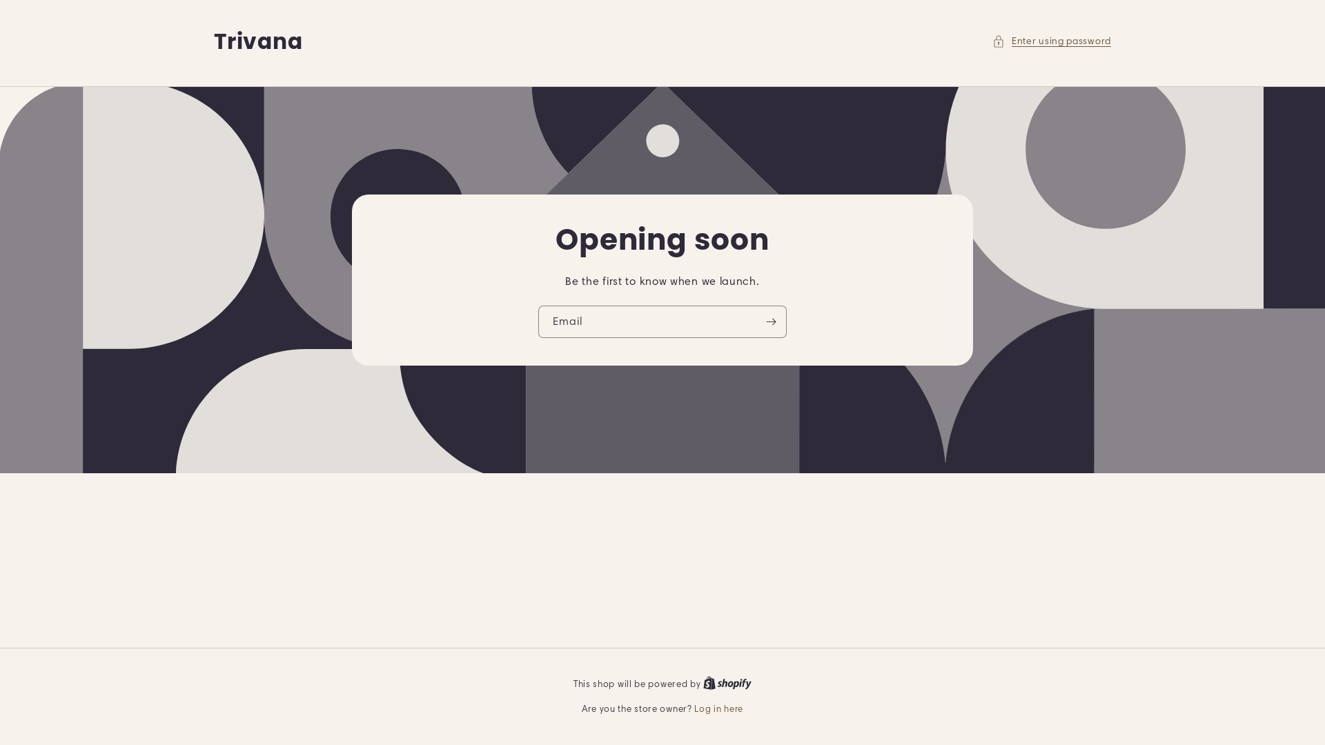website screenshot of https://trivanaformulas.com/