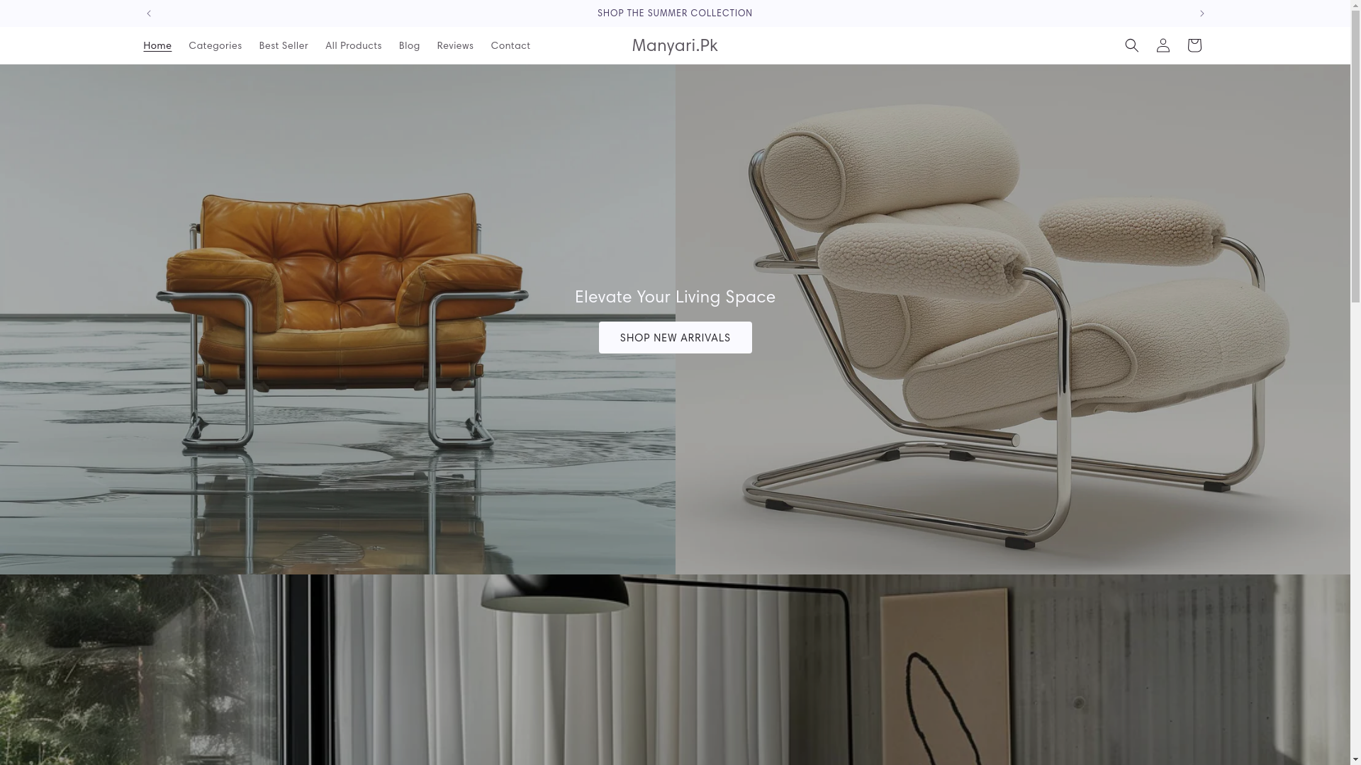 website screenshot of https://manyari.pk/