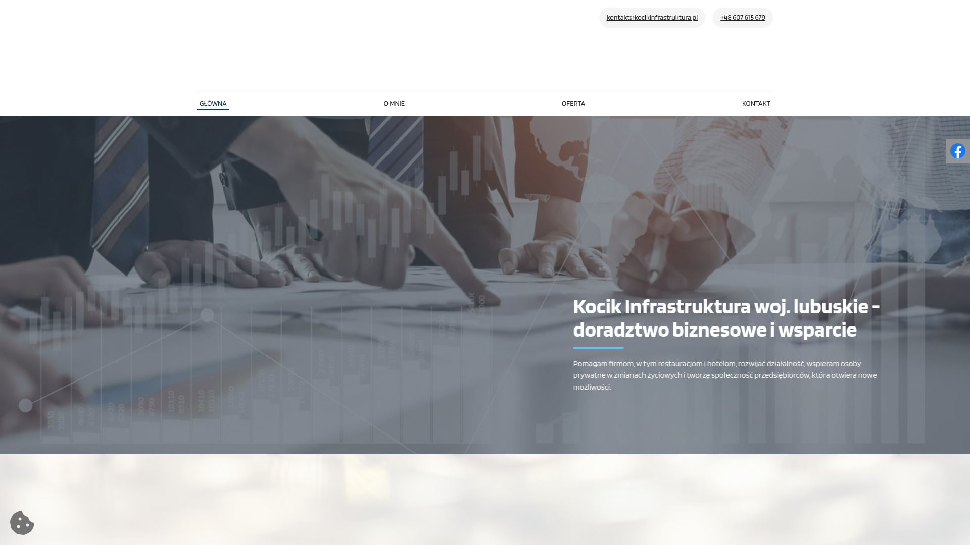 website screenshot of https://kocikinfrastruktura.pl/