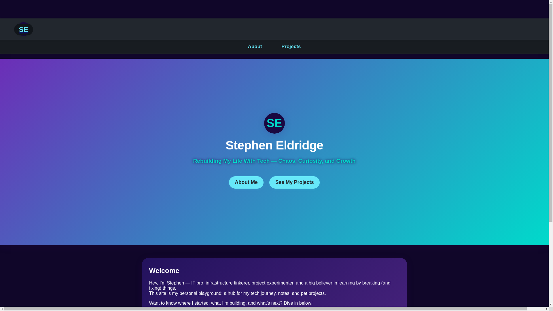 website screenshot of https://speldridge-tech.pages.dev/