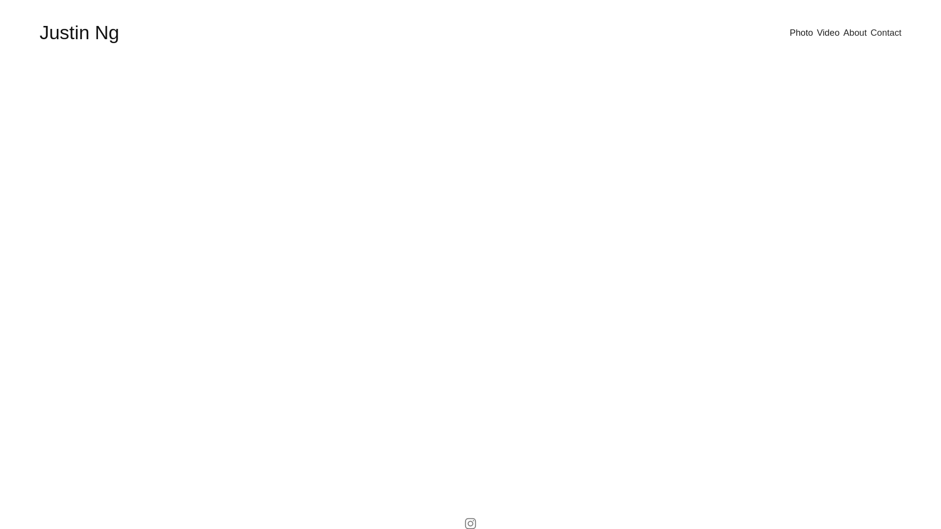 website screenshot of https://justinng.studio/